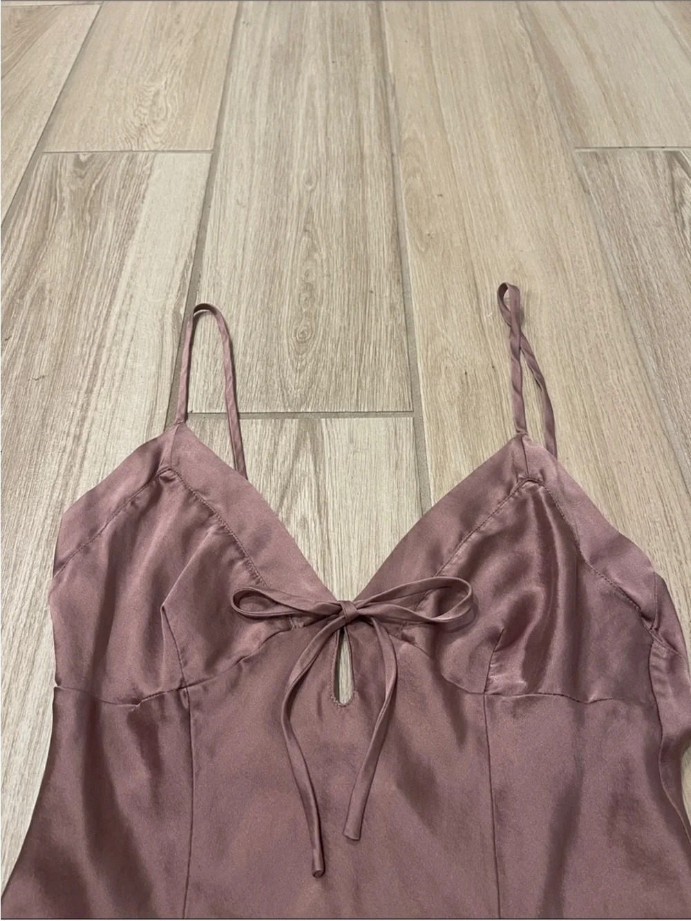Skims Silk Stretch Teddy Rose Pink One Piece Ruffle Bow Lingerie Bodysuit Sz XS